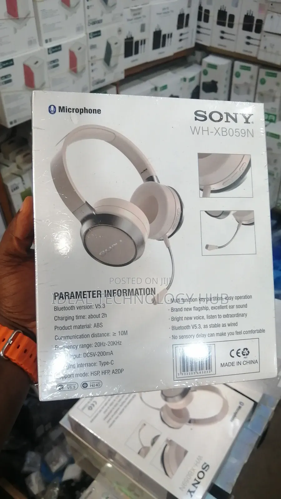 Sony Wh-Xb059n Wireless Headset With Mic