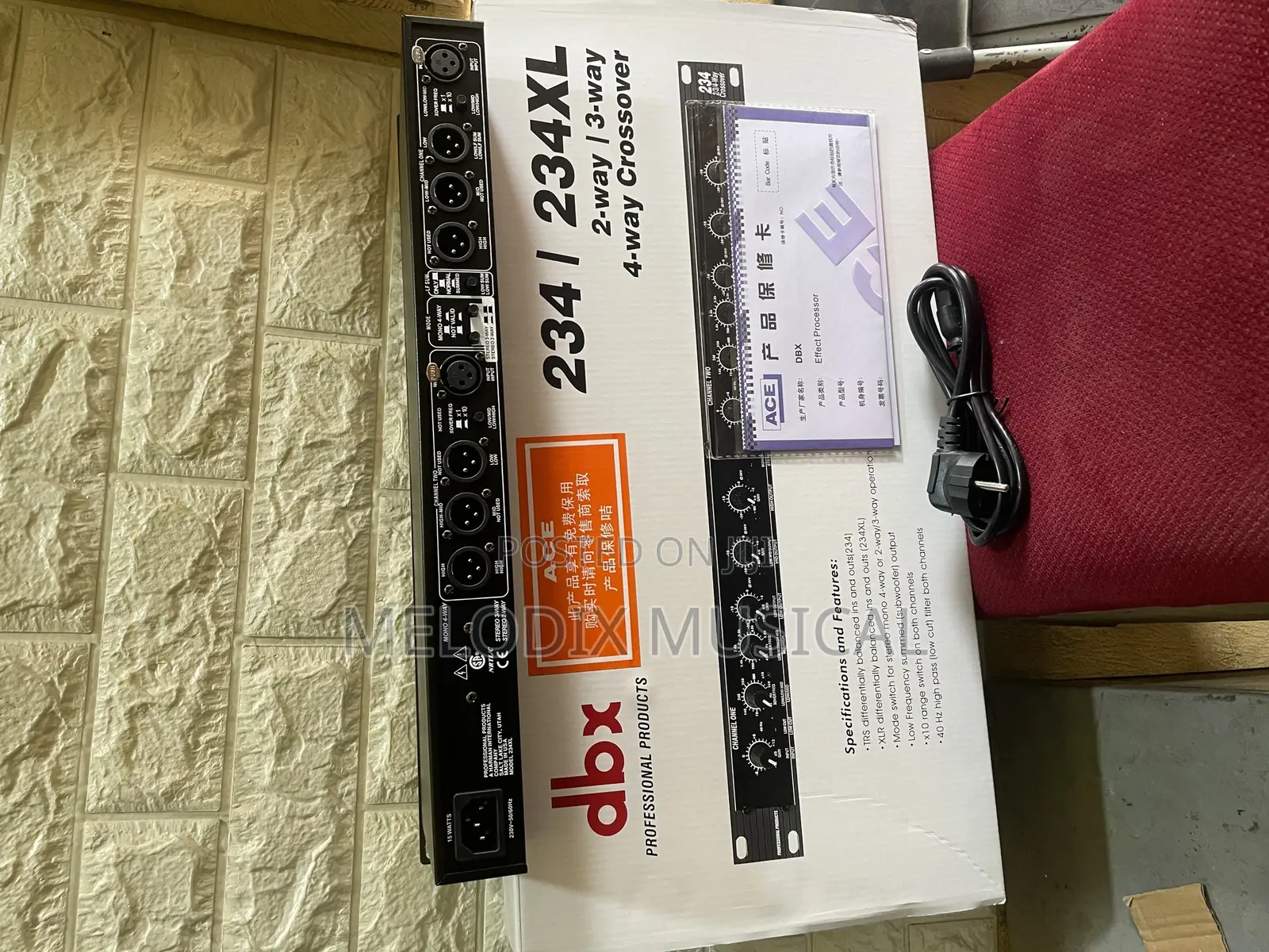 DBX Stereo 2/3/4-Ways Crossover 234/234 Xl