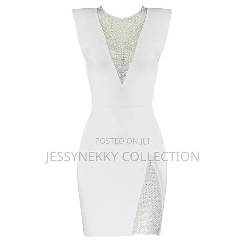 New Female Luxurious Gown With Net Opening