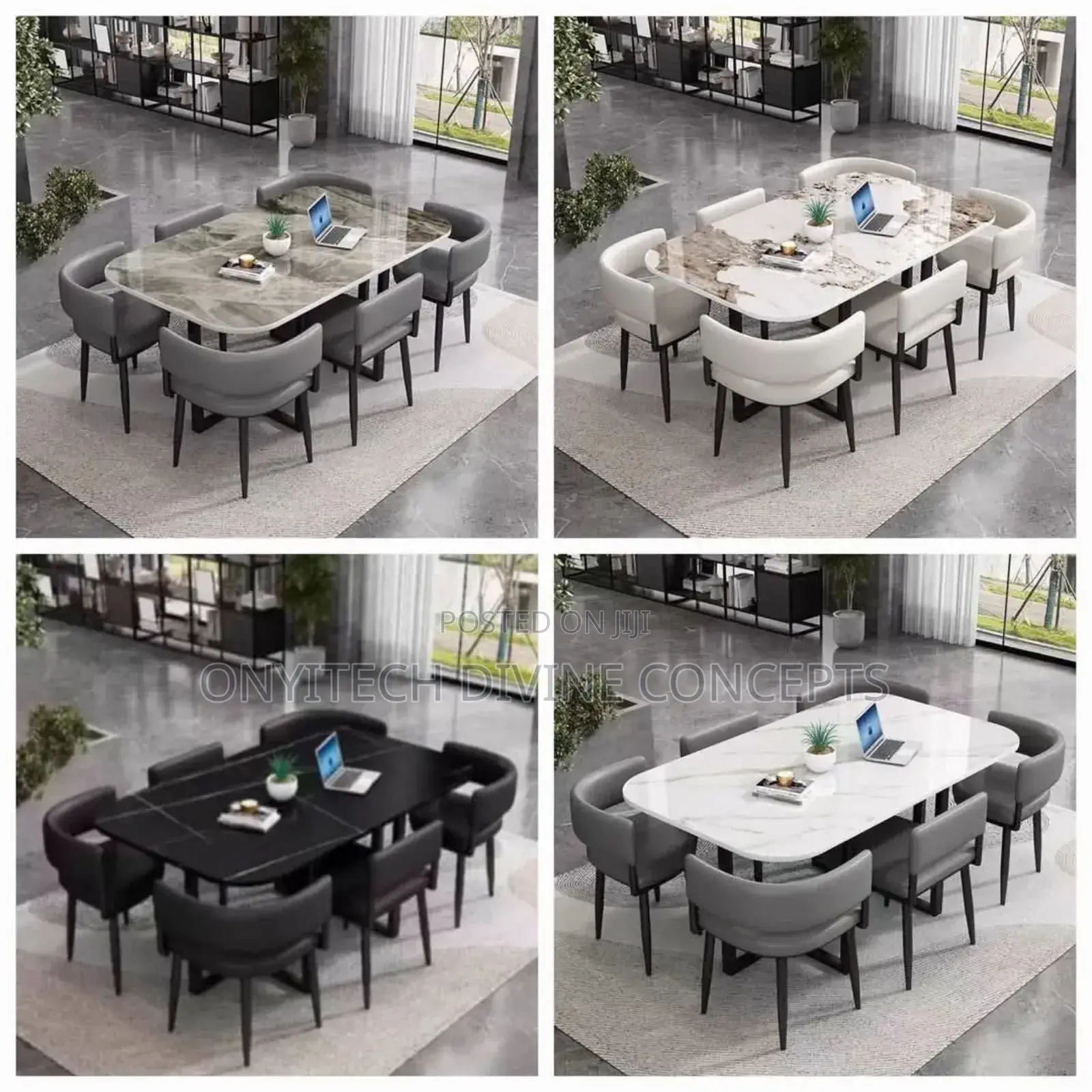 Modern Dining Set by 6