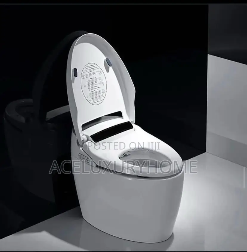 Aesthetic White Sensor Water Closet