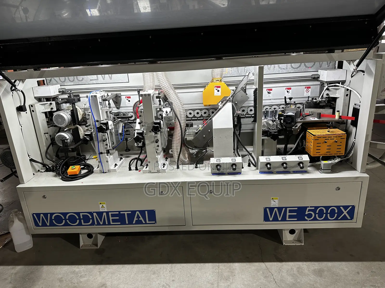 Woodmetal We 500x 5 Functions Edge Bander With Cleaning Spraying Unit