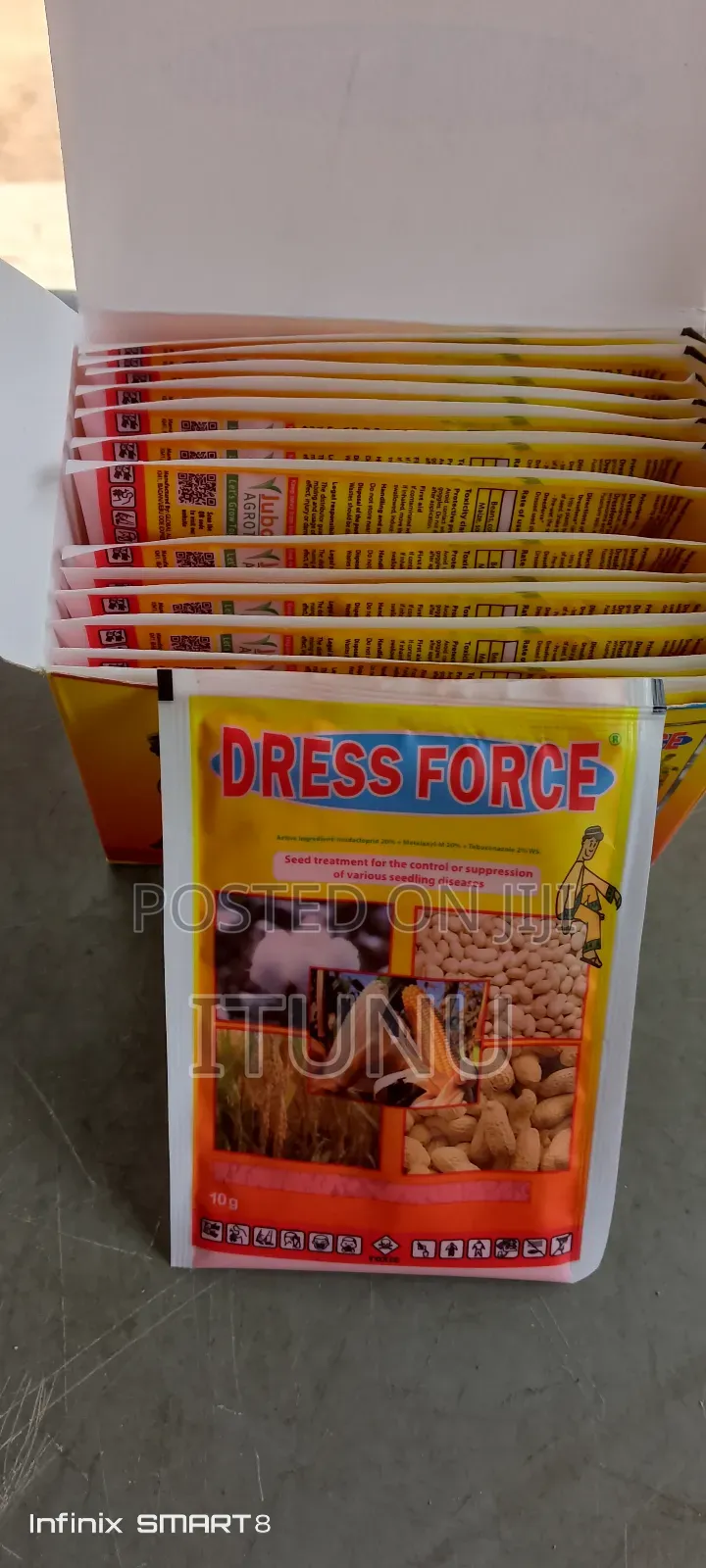 Dress Force Bed Bug Killer 1 Pack(15 Sachets)