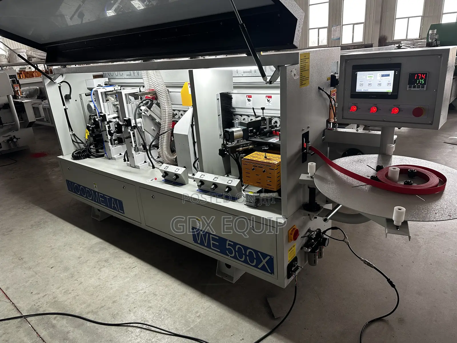 Woodmetal We 500x 5 Functions Edge Bander With Cleaning Spraying Unit