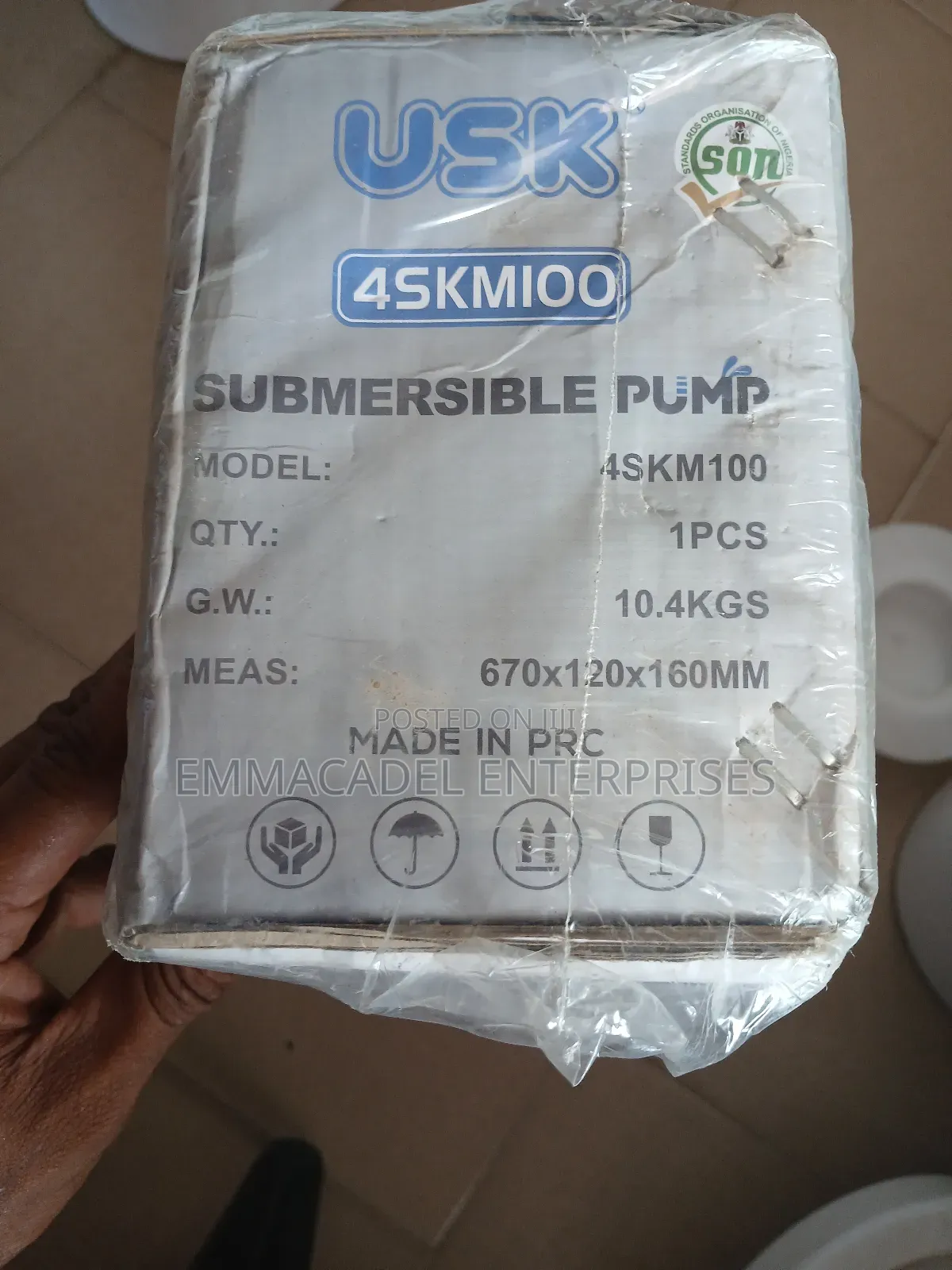 1hp Usk Submersible Well Pumping Machine