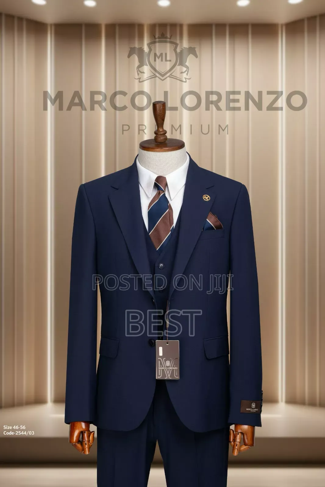 Luxury Marco Loreno Turkish Quality 3pis Suit for Men