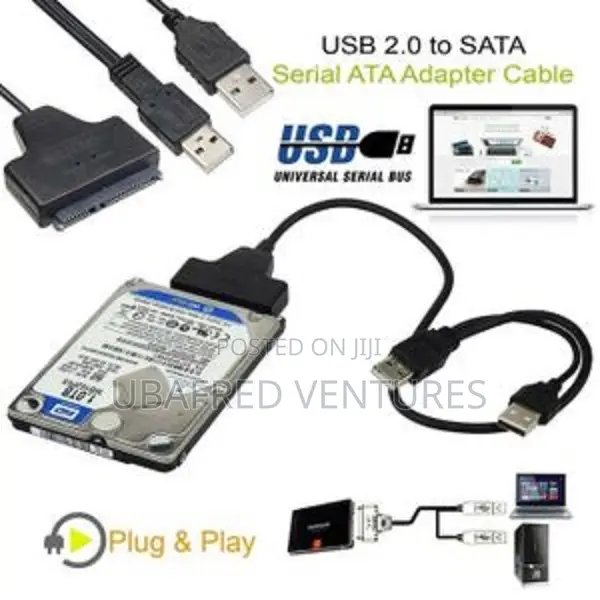 Usb 30 to Sataide 2535 Inch Hard Drive Converter Power Cable