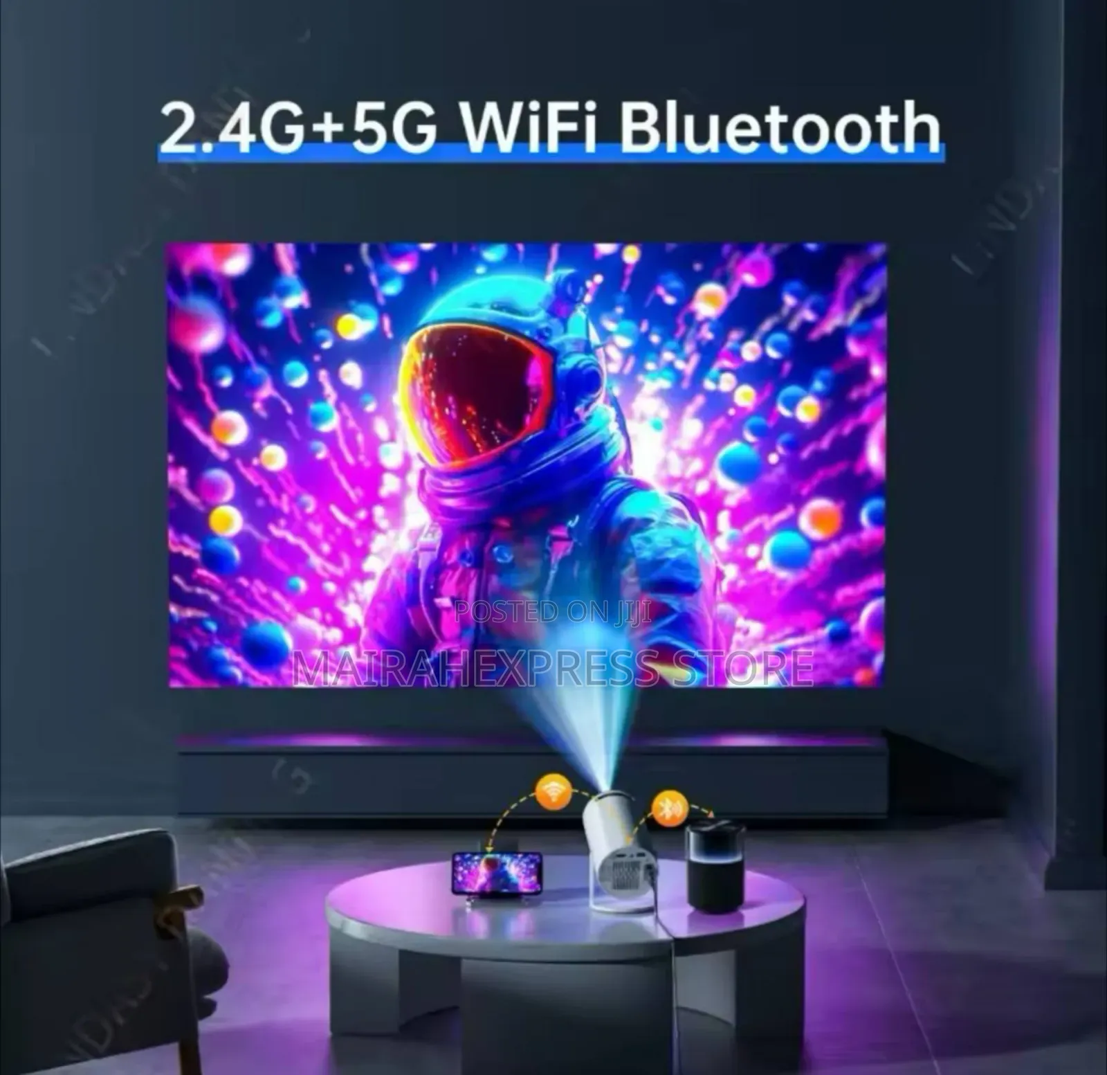 Ultra Hd Portable Wifi Enable Projector