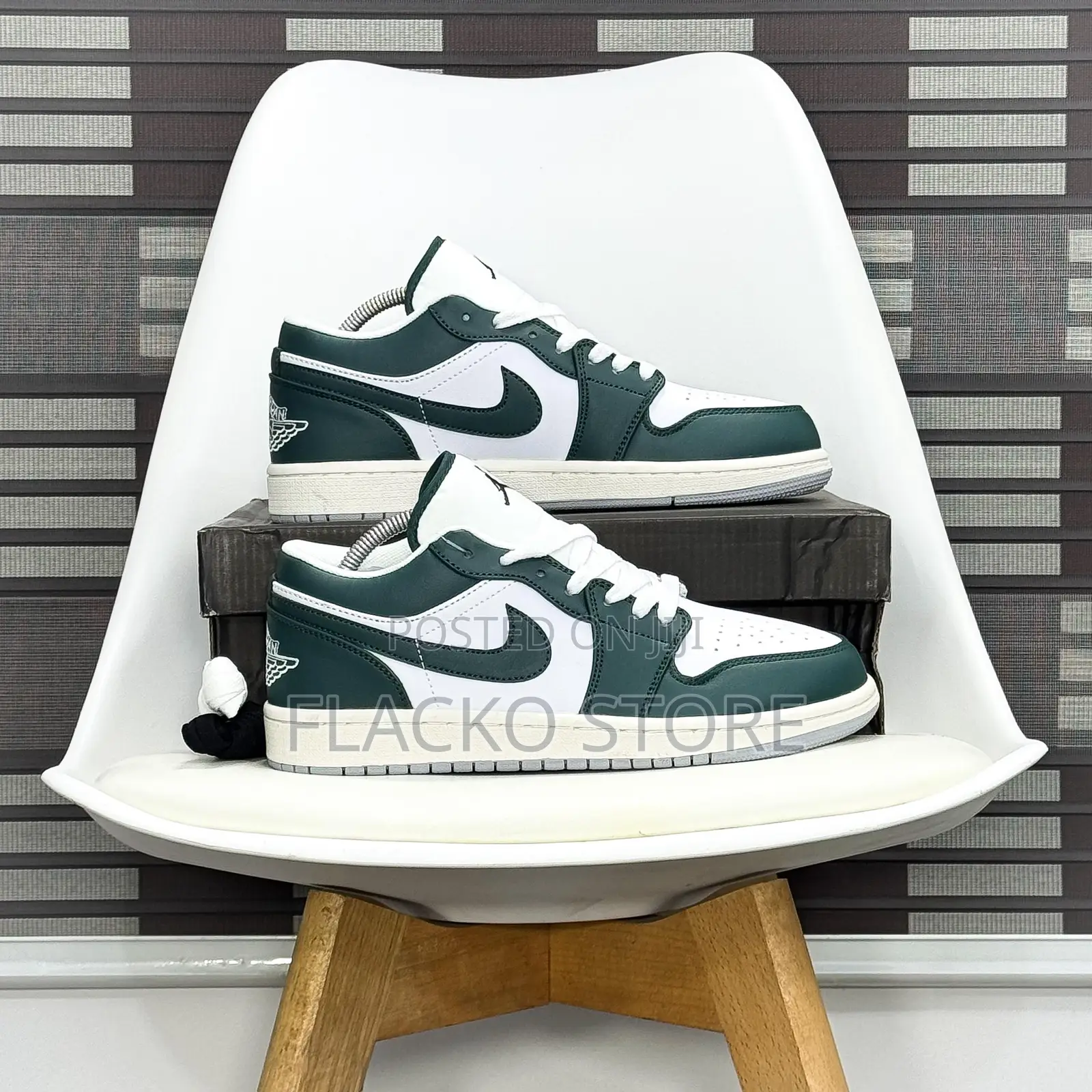 Original Air Jordan 1 Low Og Oxidized Green Sneakers