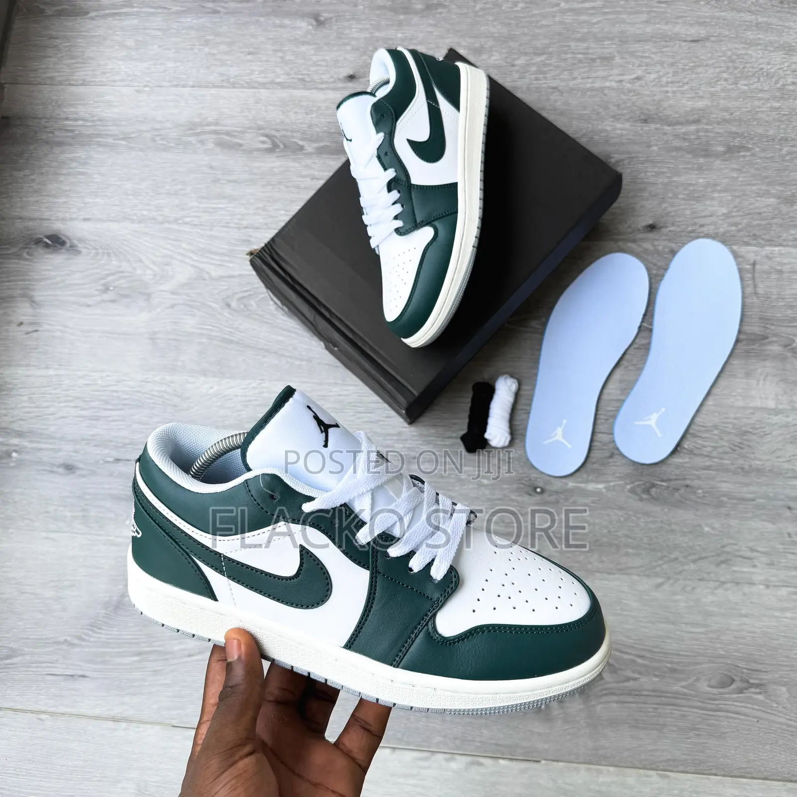 Original Air Jordan 1 Low Og Oxidized Green Sneakers
