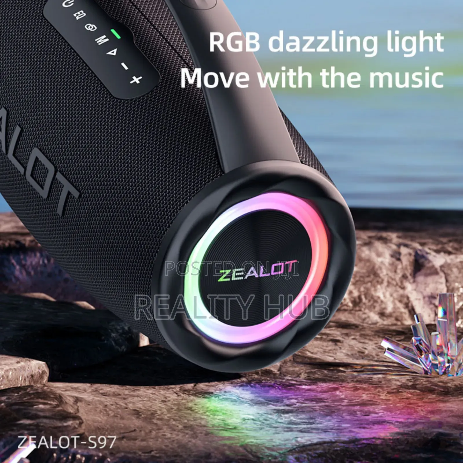 Zeakot S97 Speaker 80w High Power,16000mah Outdoor Speaker