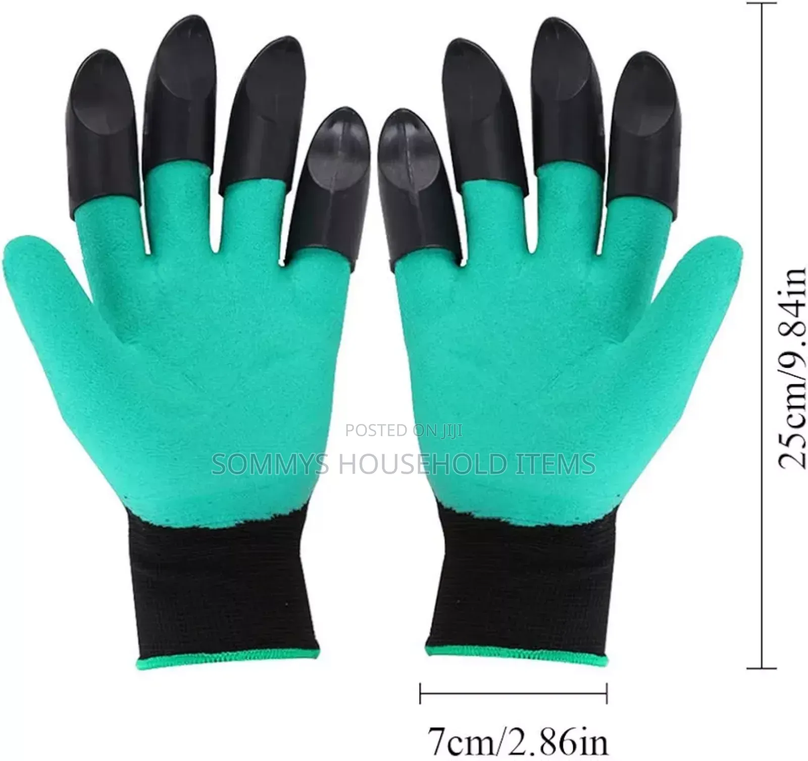 Garden Glove With Claws (2 Pieces)