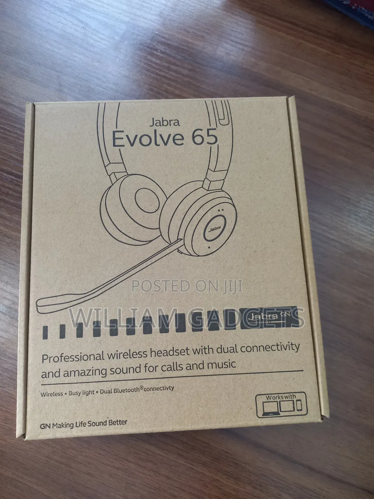 Jabra Evolve 65 Headset With Mic