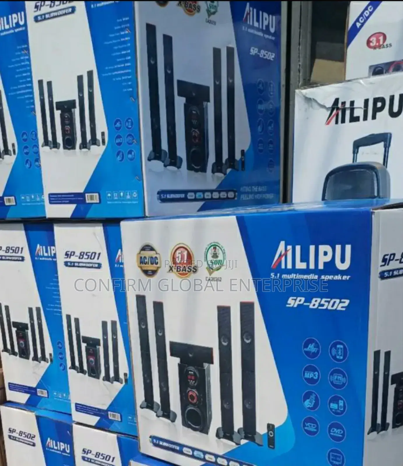 Ailipu Heavy Bass 5.1 Bluetooth Home Theatre System Sp- 8502