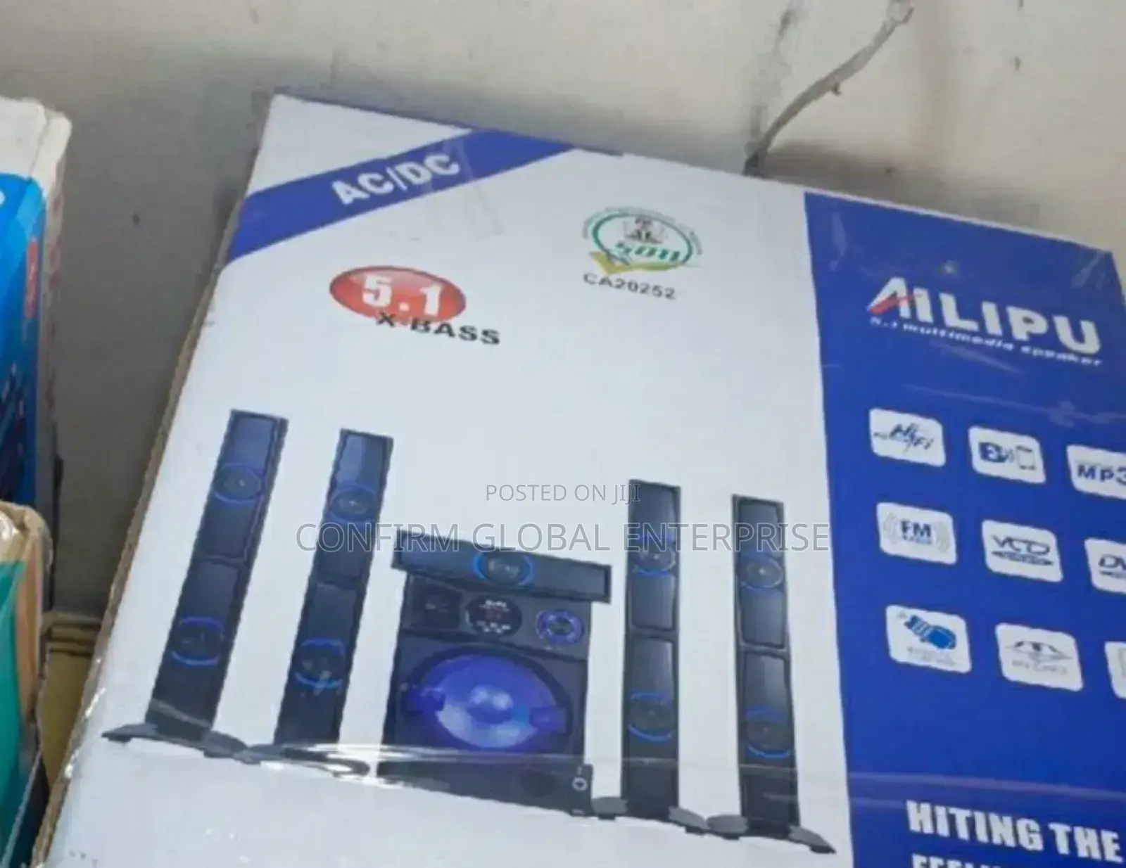 Ailipu Heavy Bass 5.1 Bluetooth Home Theatre System Sp- 1051
