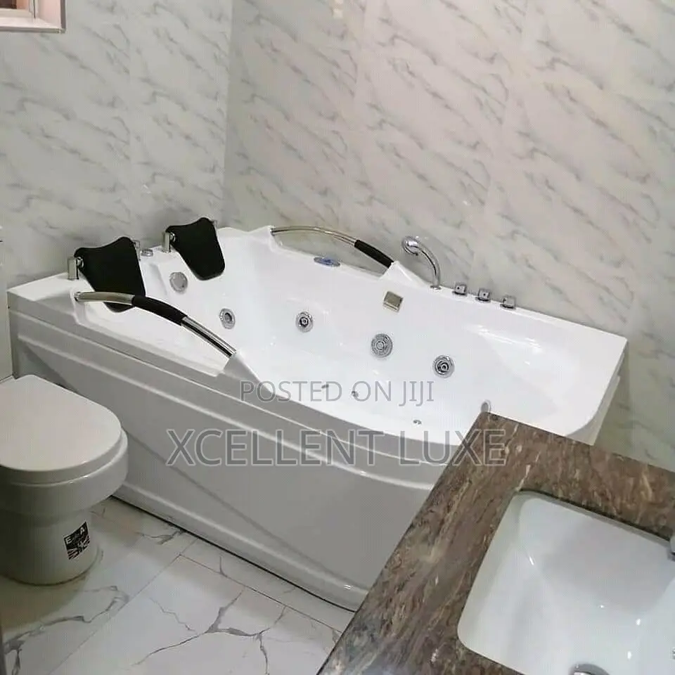 Double Curve Jacuzzi Massage Bathtub