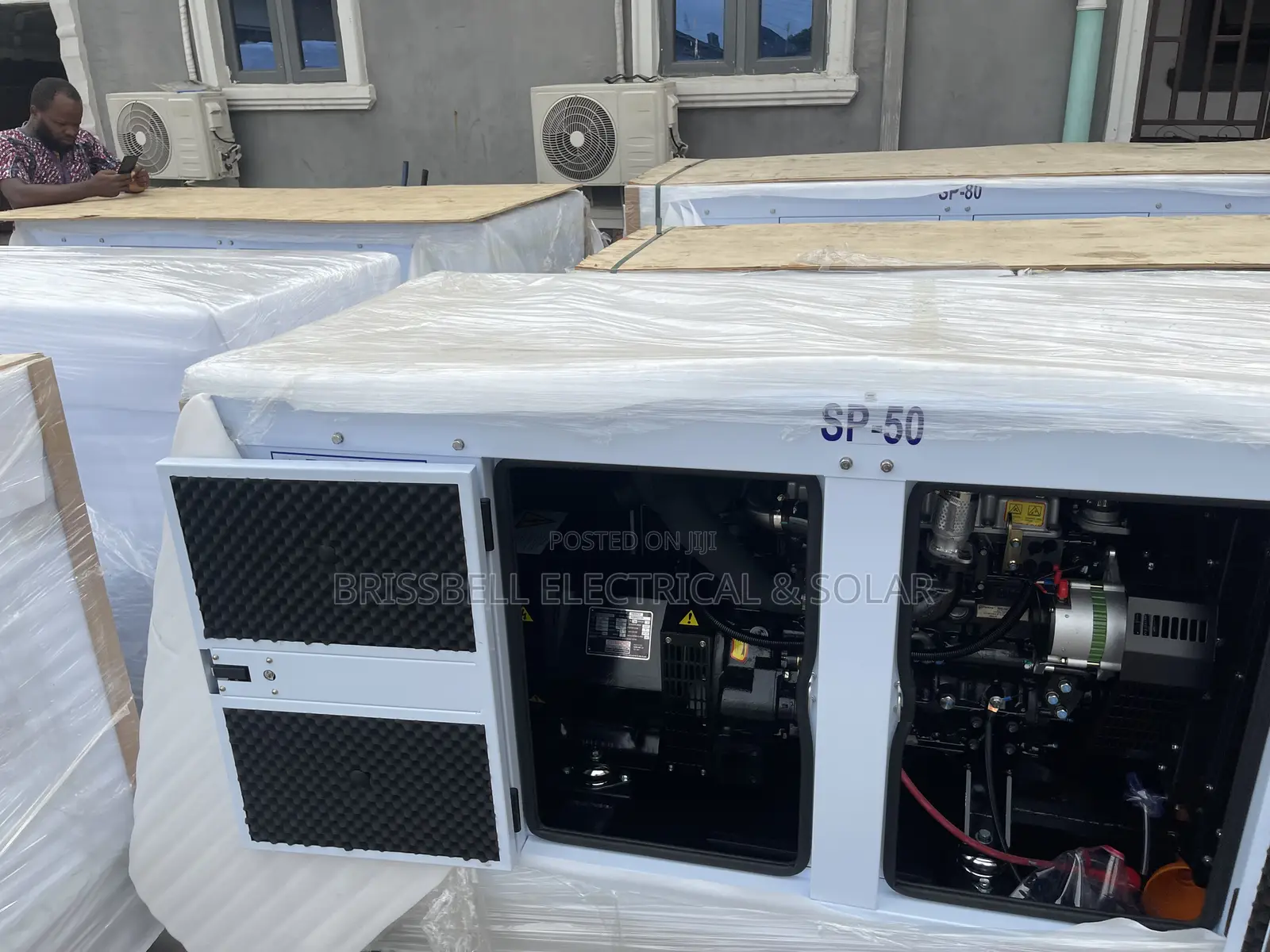 Authentic England Perkins Soundproof Diesel Generator 50kva