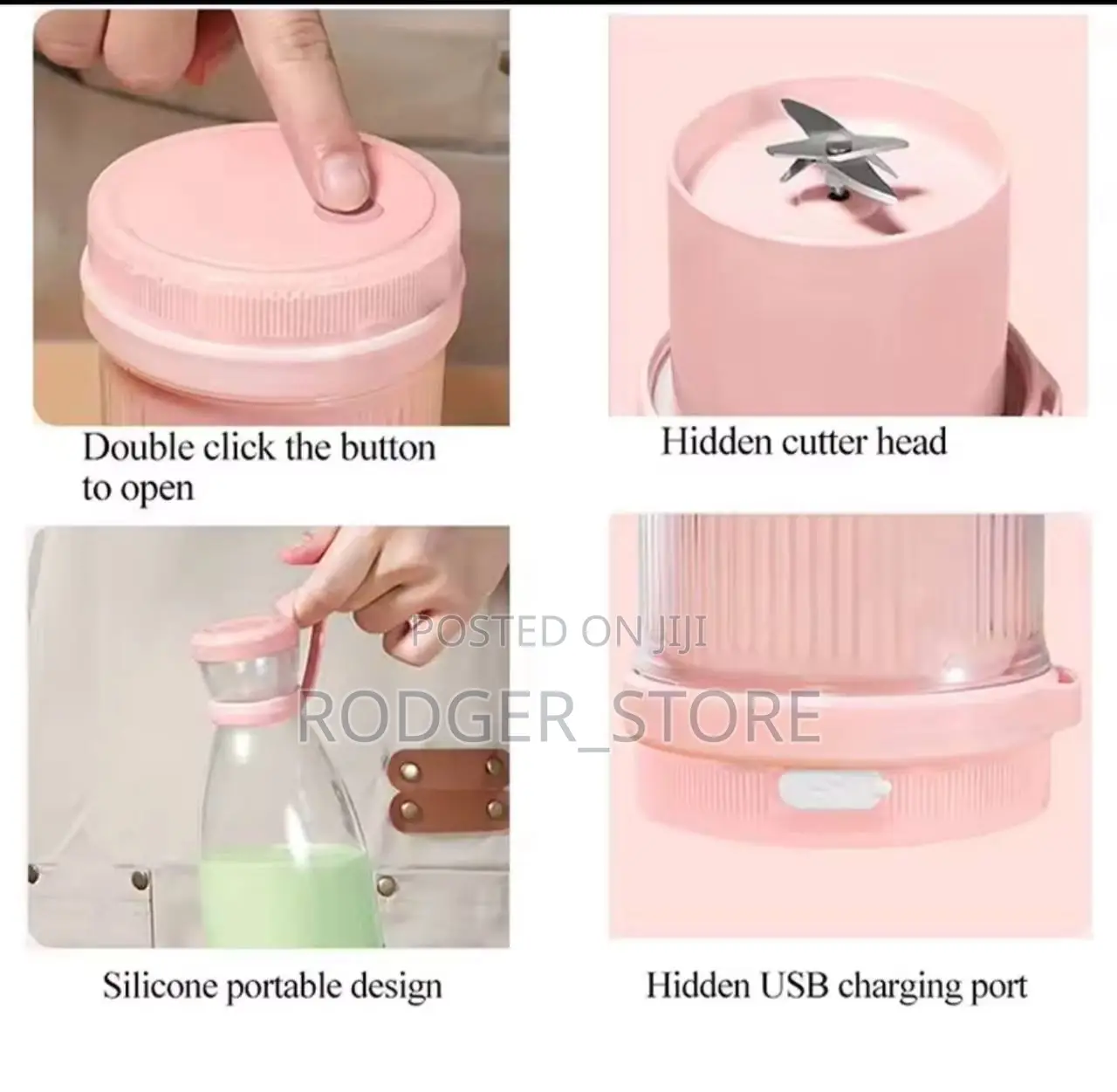 Mini Wine Bottle Juicer 420ml Portable Stirring
