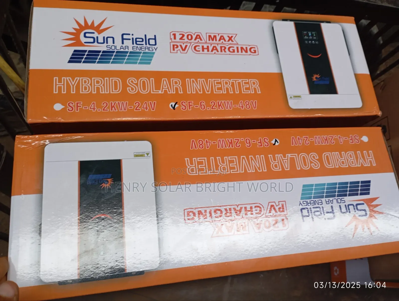 Sunfied 6.2kva 48v Hibrid Inverter
