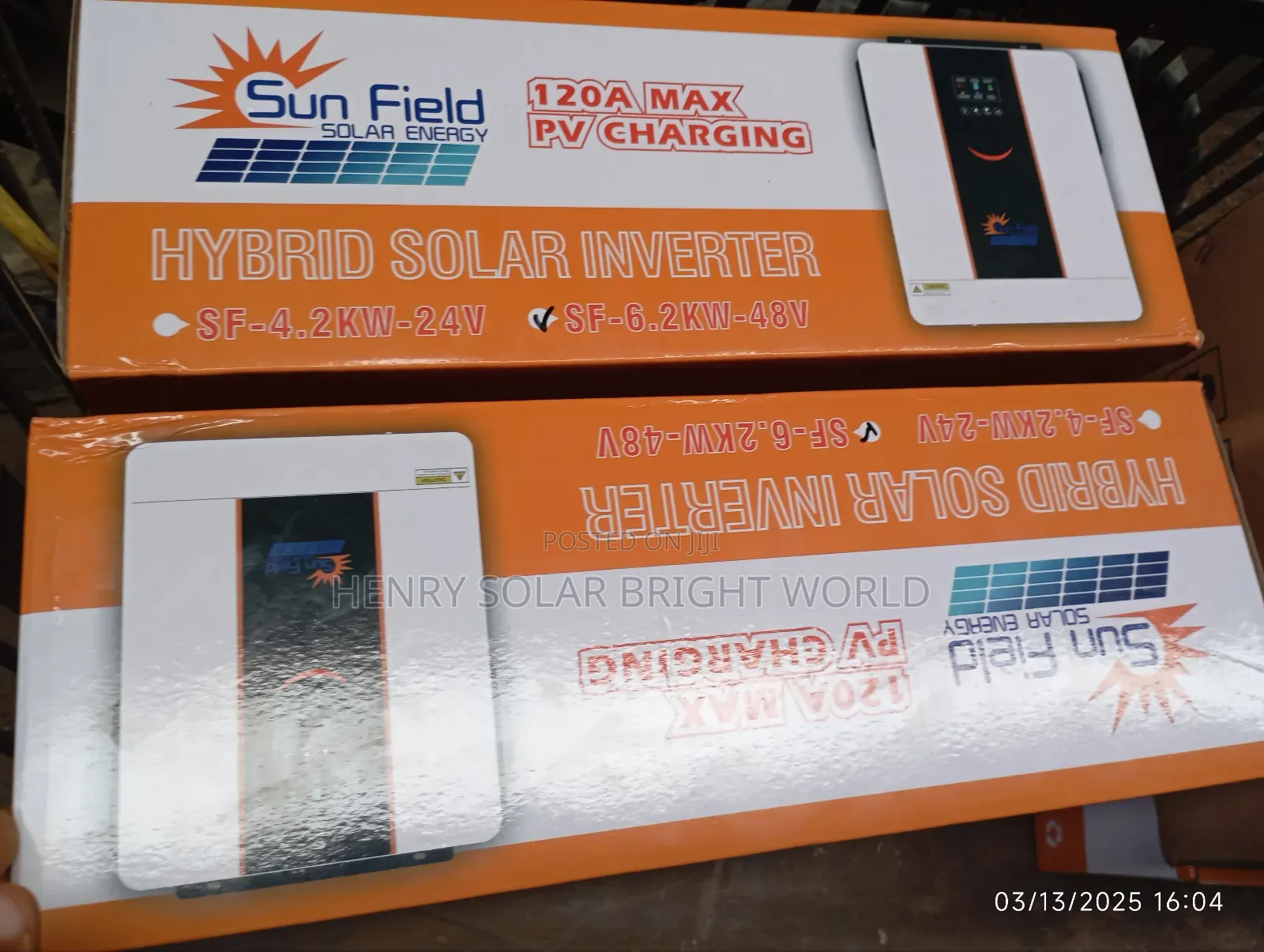 Sunfied 6.2kva 48v Hibrid Inverter
