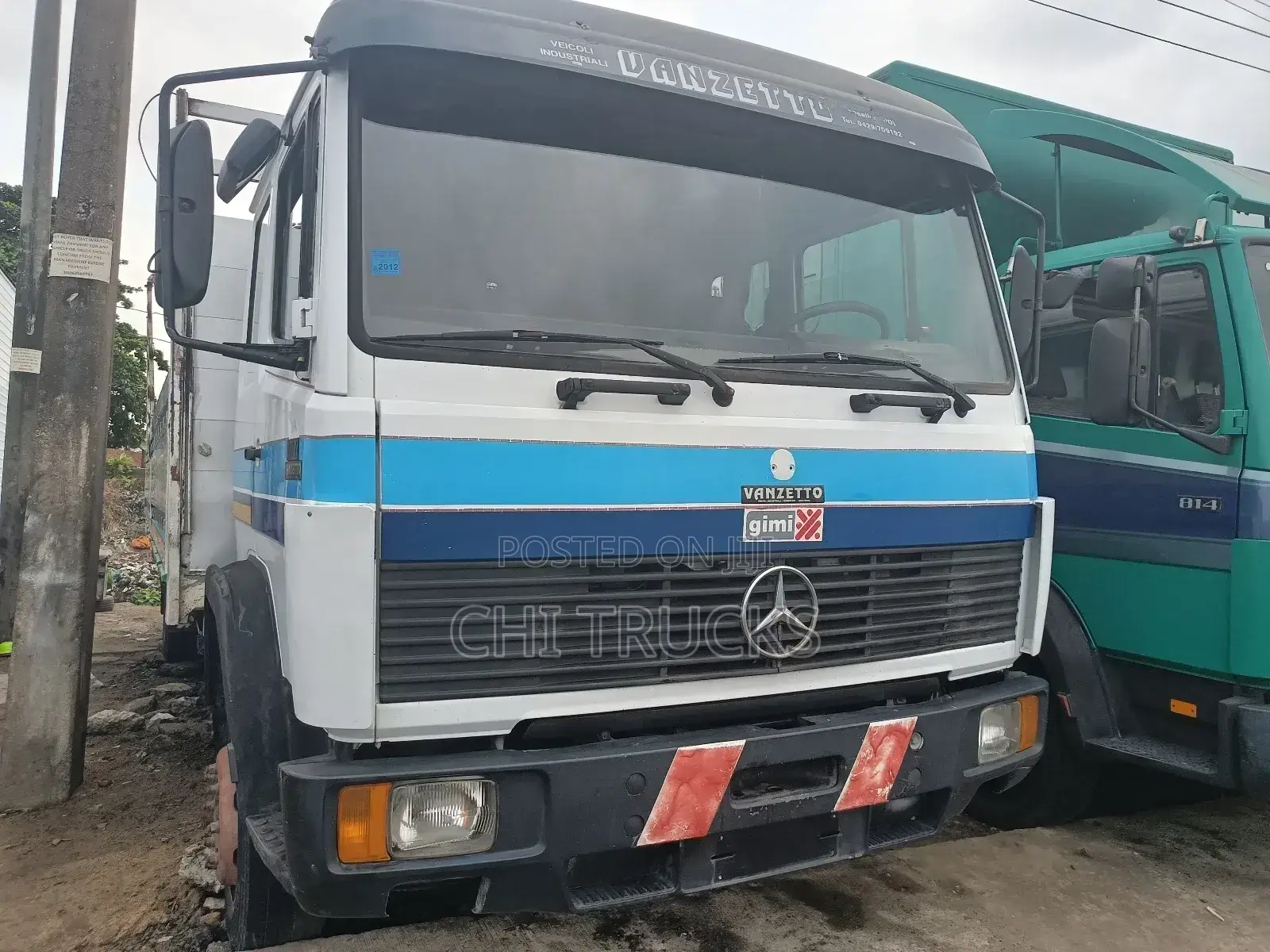 Direct German Mercedes Benz 1117 Truck Double Cabin 27 Feet Length