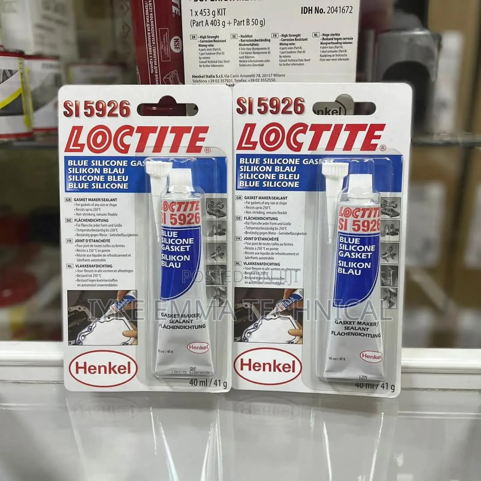 Loctite Si 5926 (Blue Silicone)