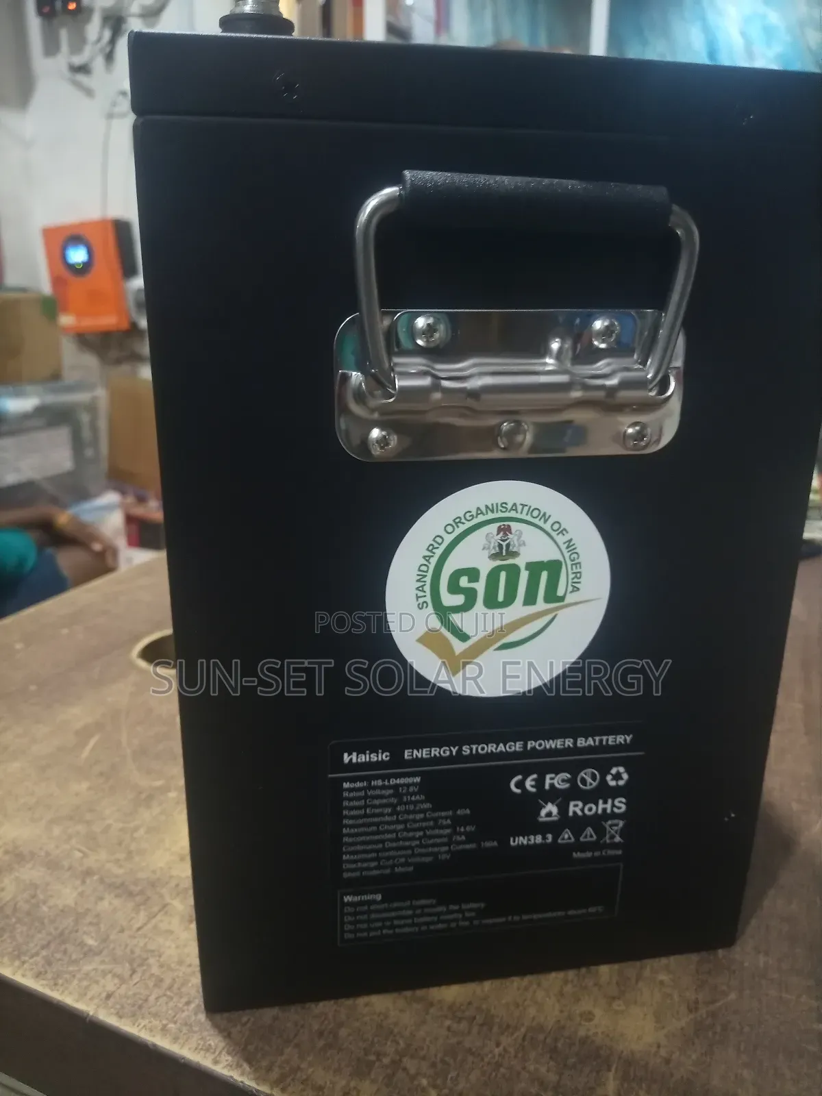 Haisic Lithium Batteries 4kwh 300ah 12v With 3yrs Warranty.