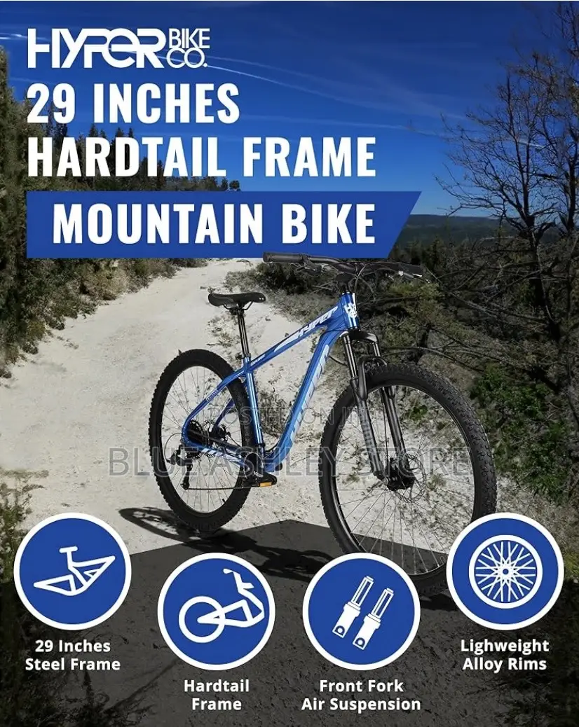 Hyper Mountain Bike for Men or Women 29 Inch Mountain Bike