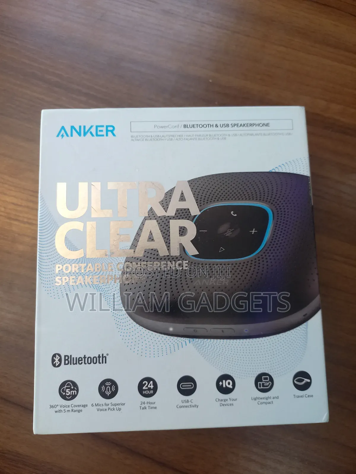 Anker Ultra Clear Portable Conference Speaker Phone
