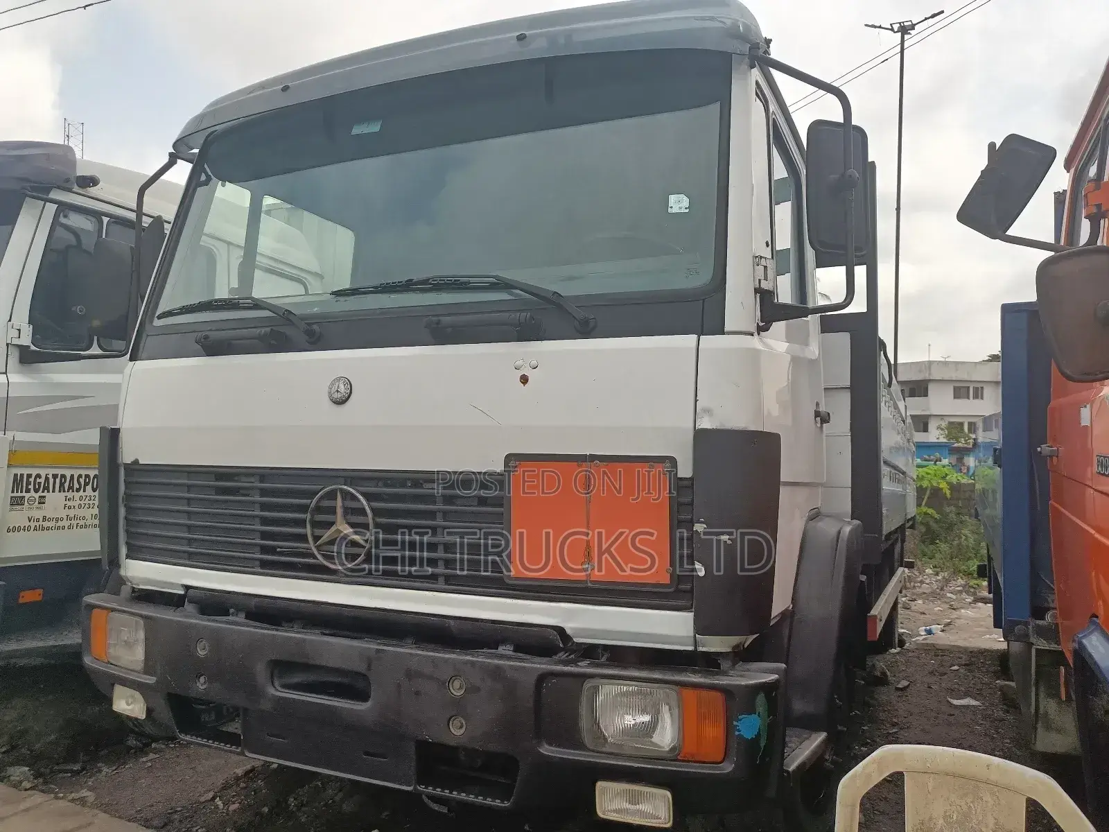 Mercedes Benz 814 German Truck White Colour