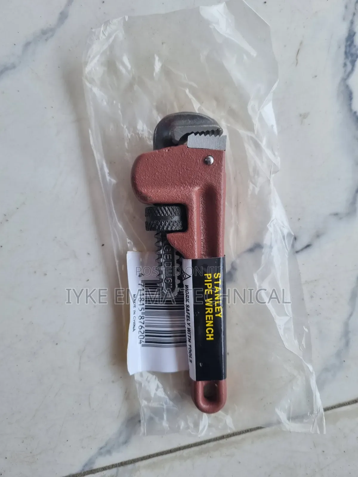 Stanley Heavy Duty Pipe Wrence 6"