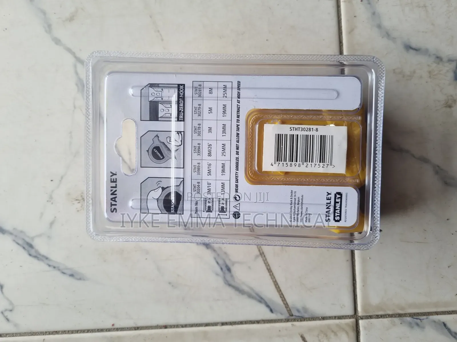Stanley 8 Meters Measuring Tape