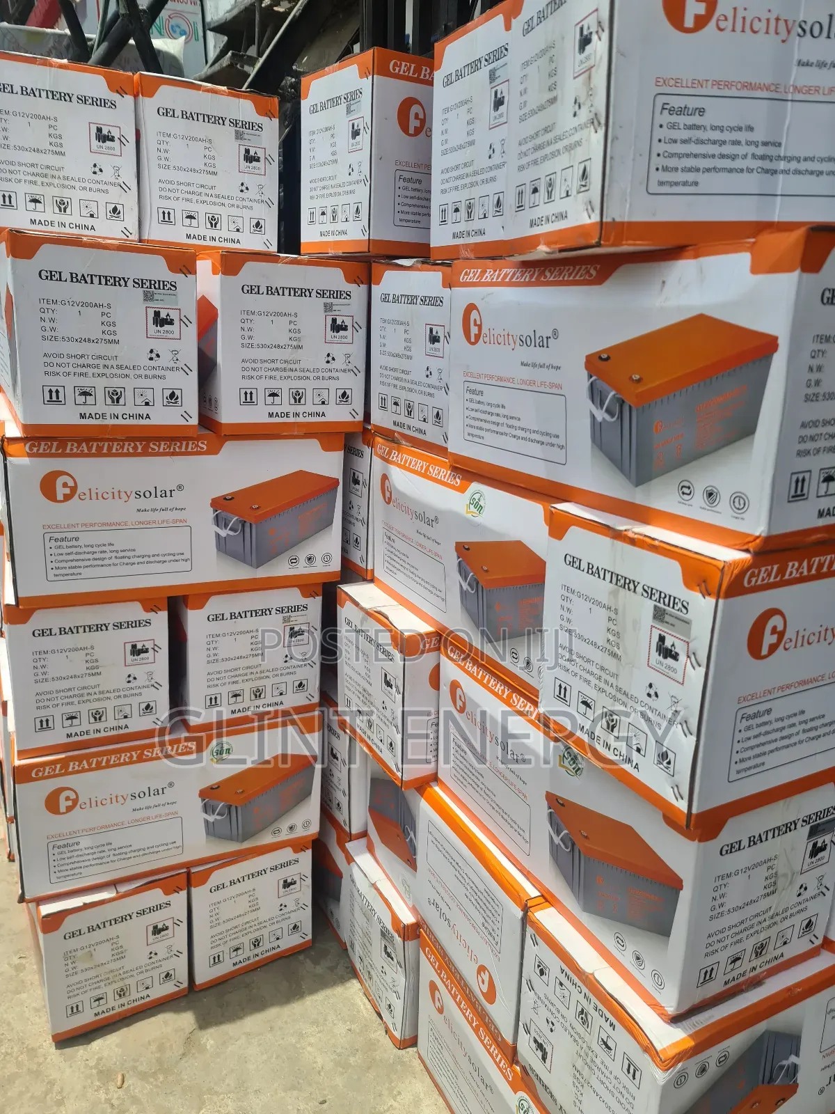 12v 200ah Felicity Gel Battery