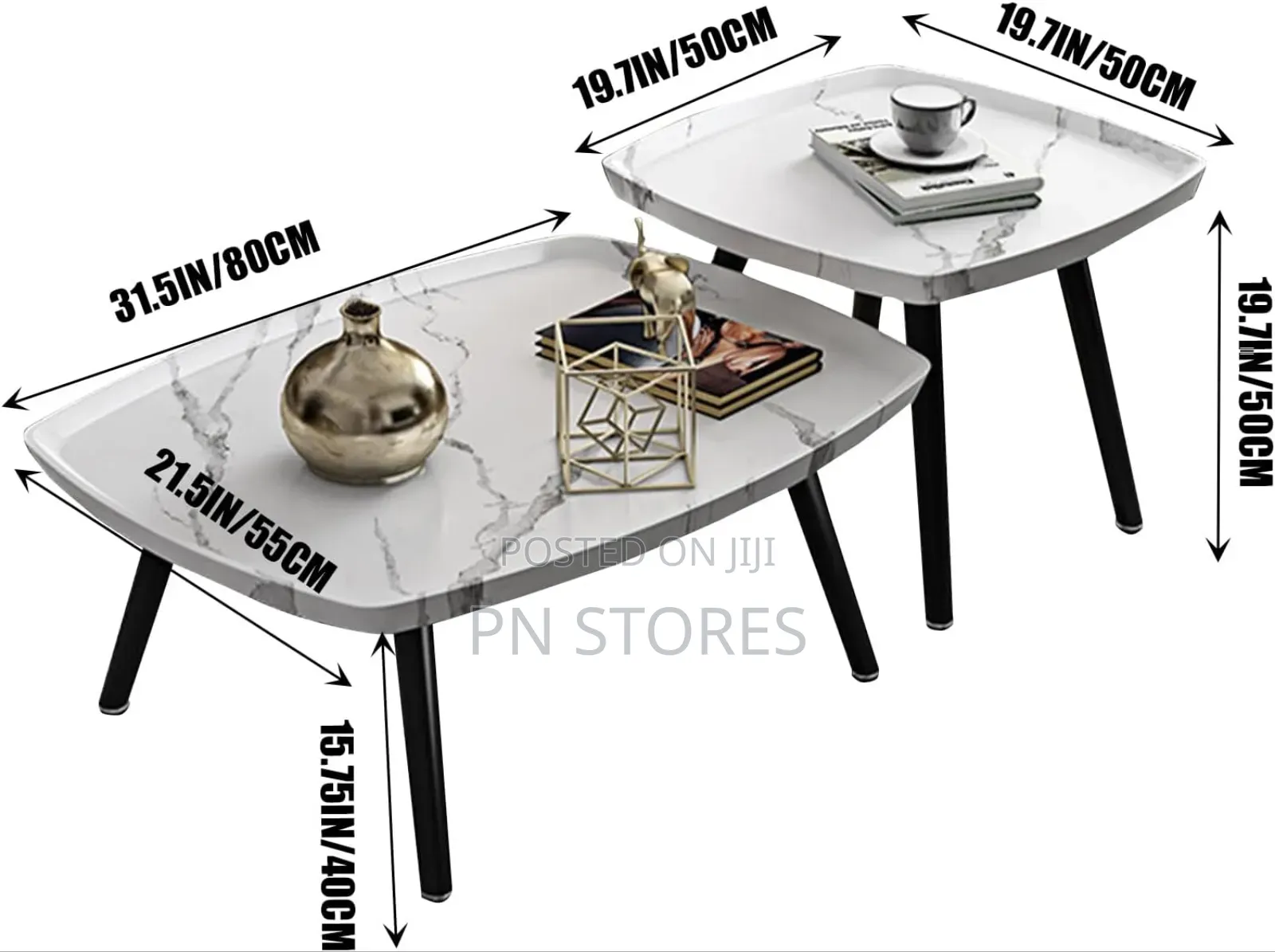 Elegant 2 Sets of Rectangular Nested Tables: Creative Wood
