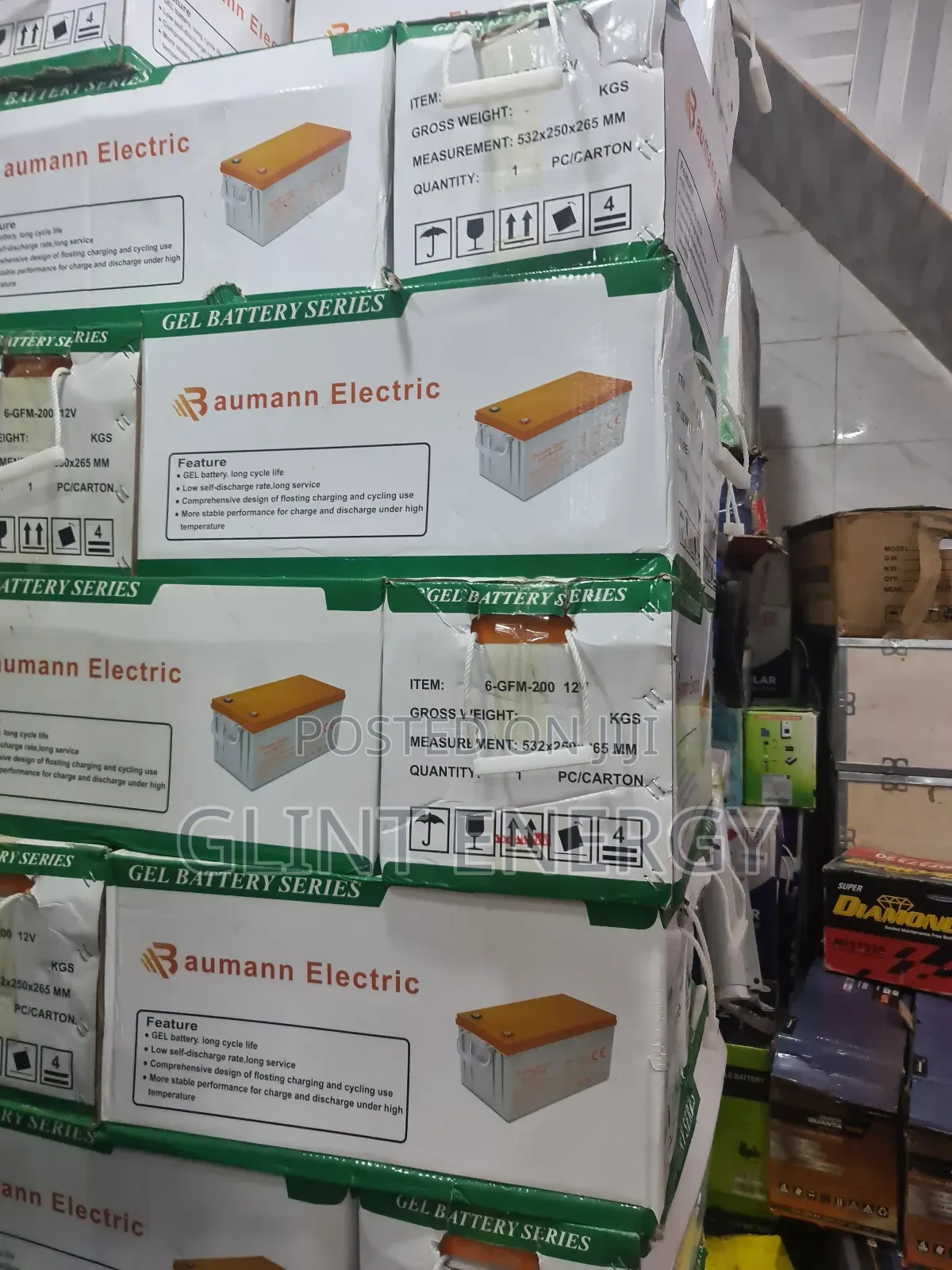 200ah 12v Bumann Eletric Gel Battery