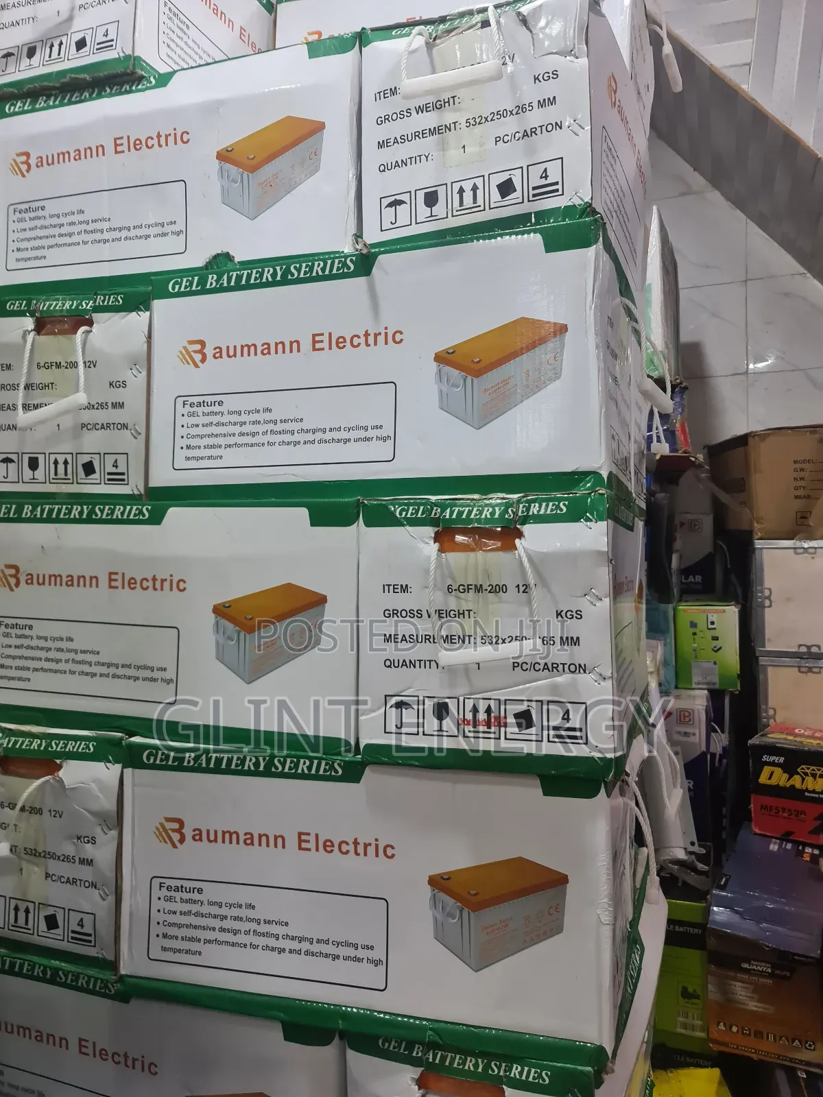 200ah 12v Bumann Eletric Gel Battery