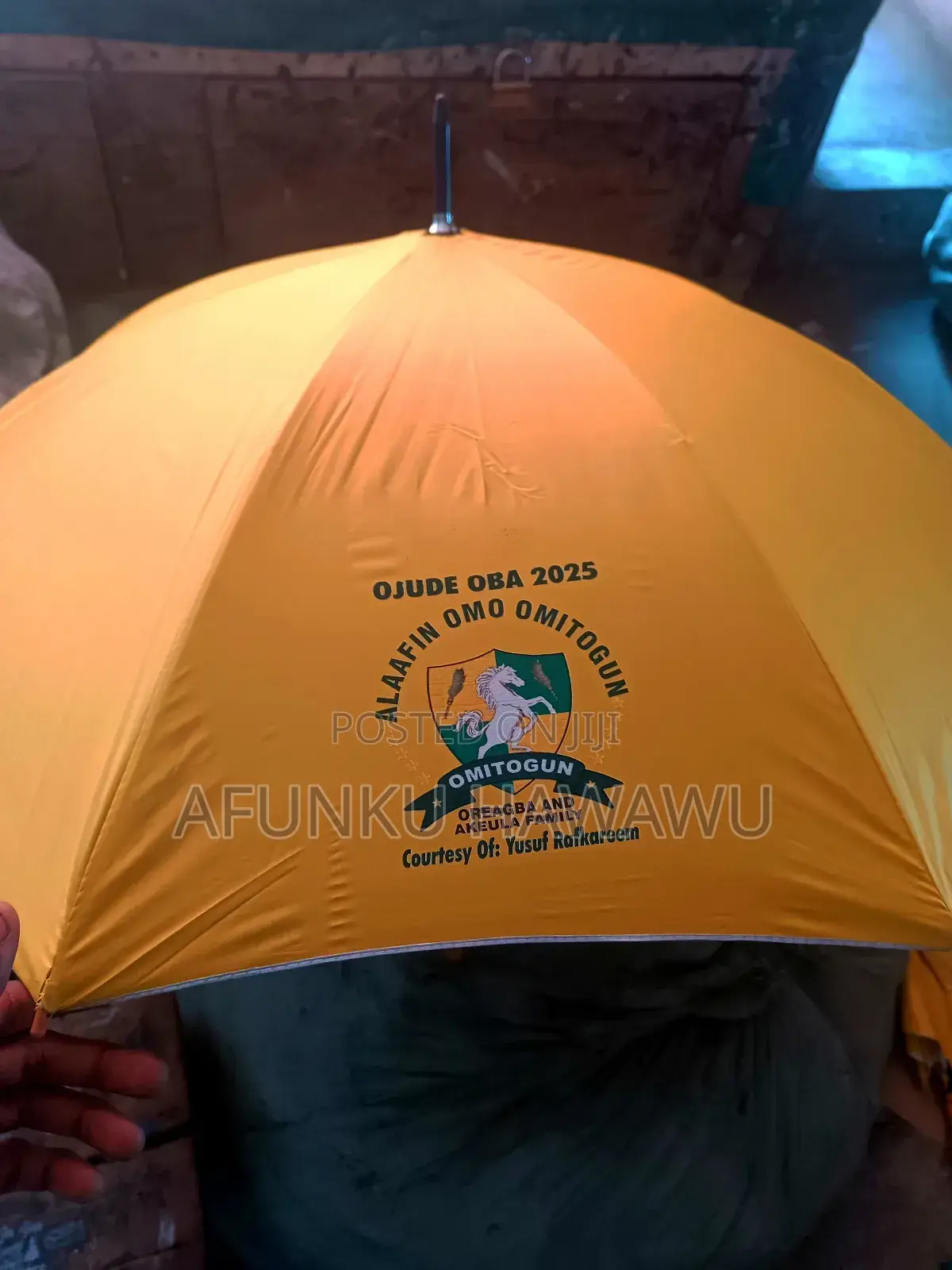 Mature Branding on Umbrellas