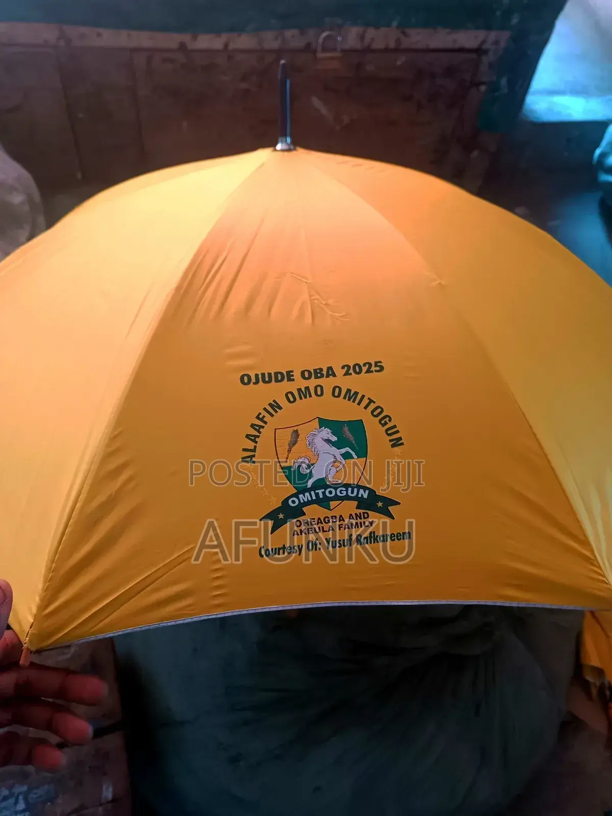 Mature Branding on Umbrellas