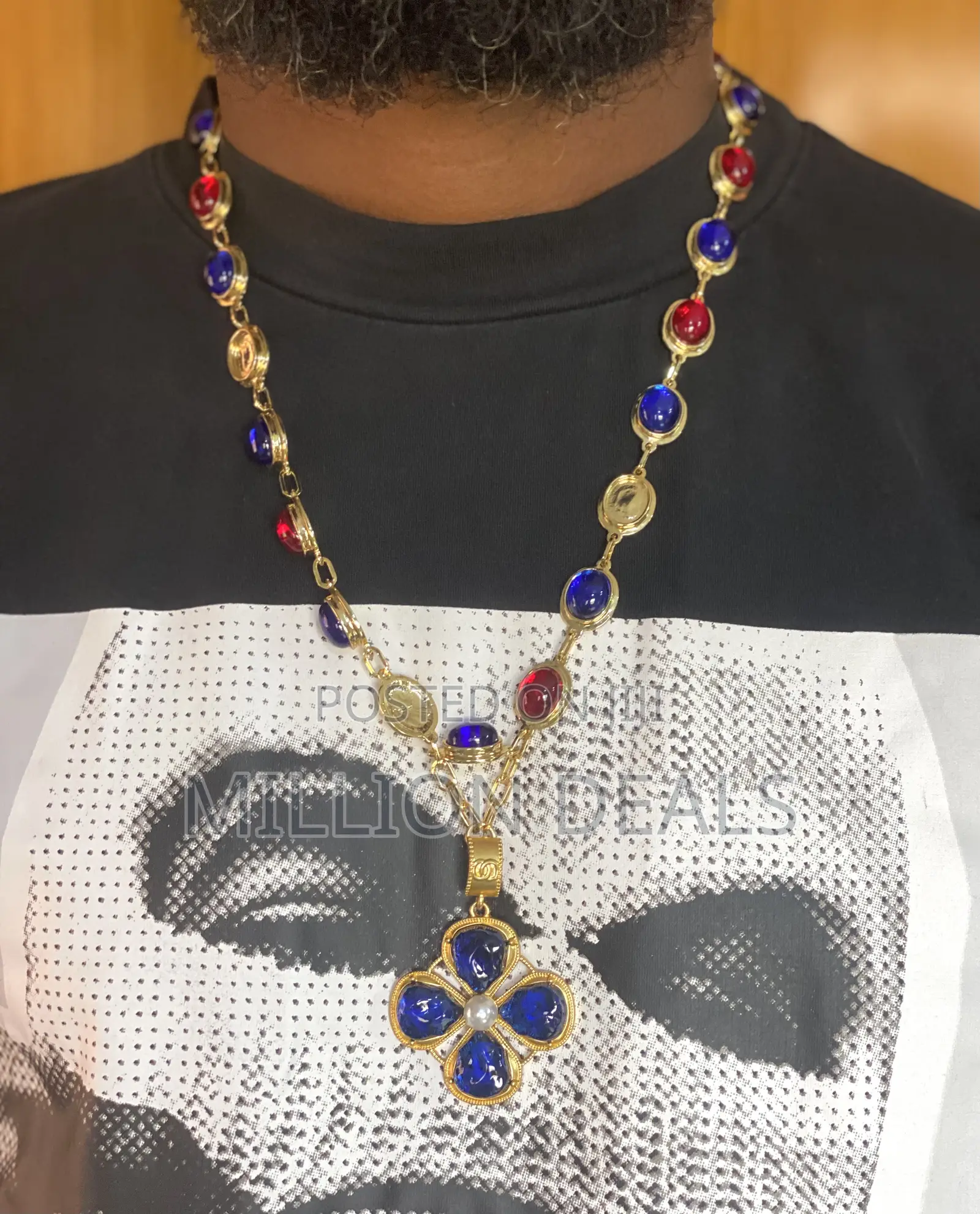 Ski 2025 Men’S Pattern Colored Luxe Neckpiece