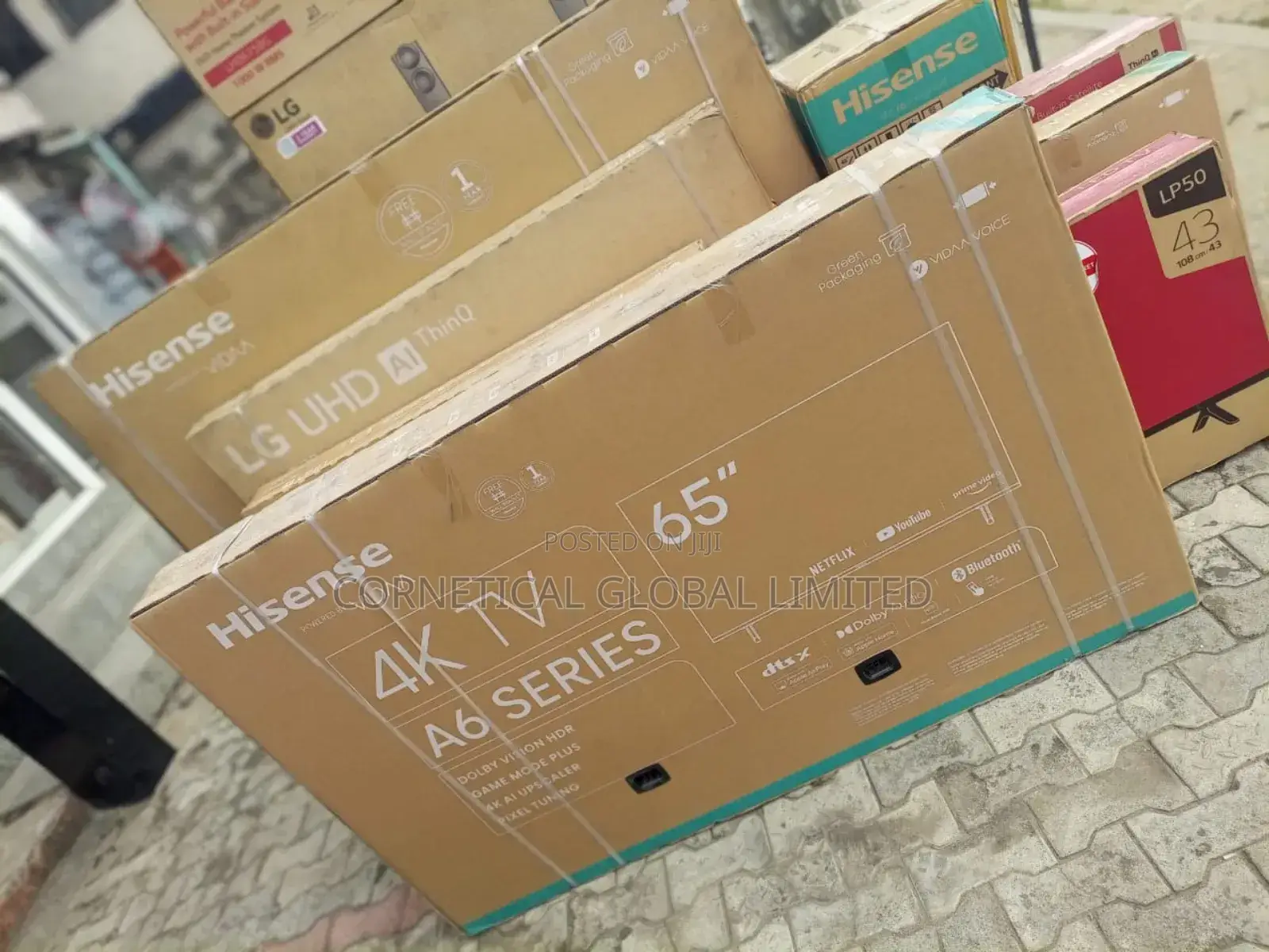 Original Hisense 65" Smart Vidaa Television A6 Series