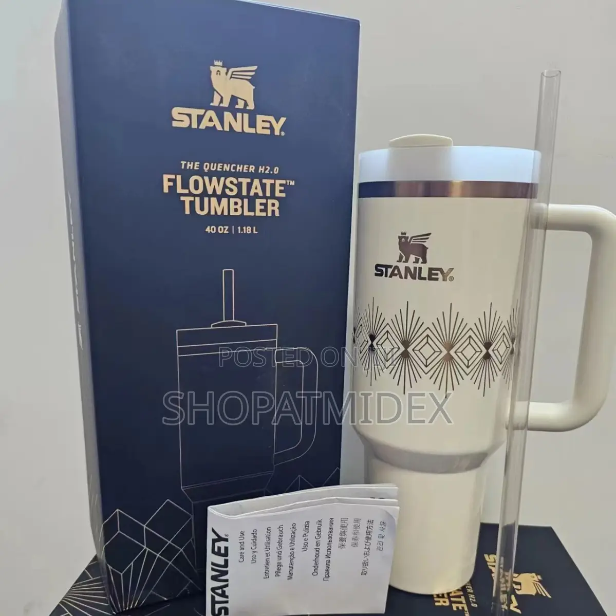 Quencher Straw Stainless Steel Cup With Free Straw Cover