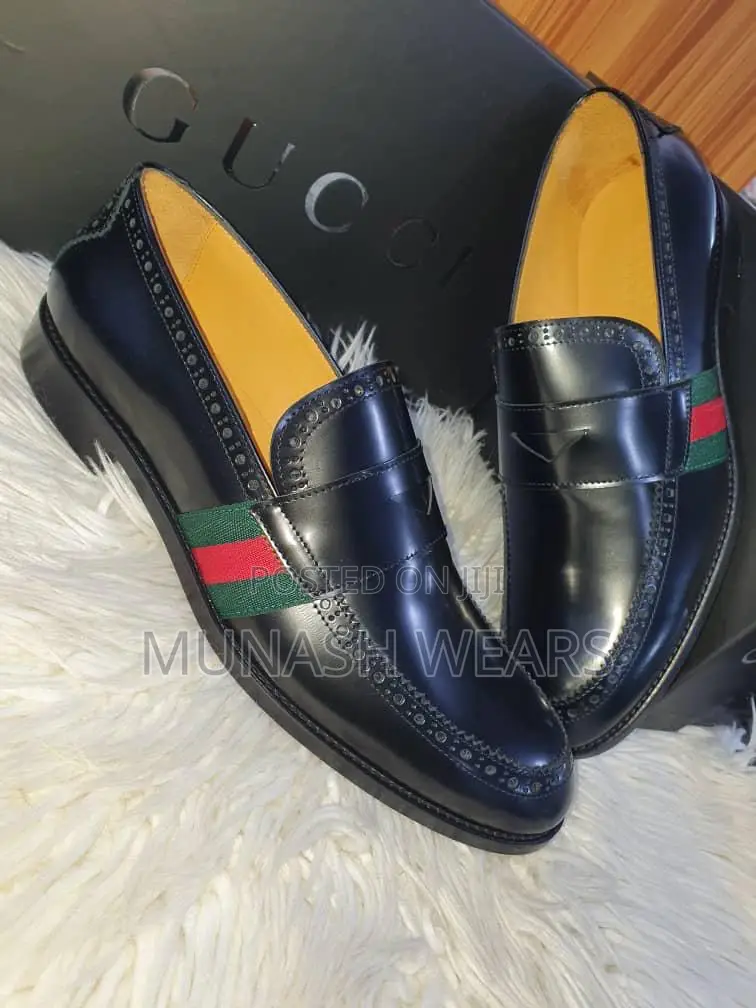Pure Italian Leather Royal Gucci Shoes
