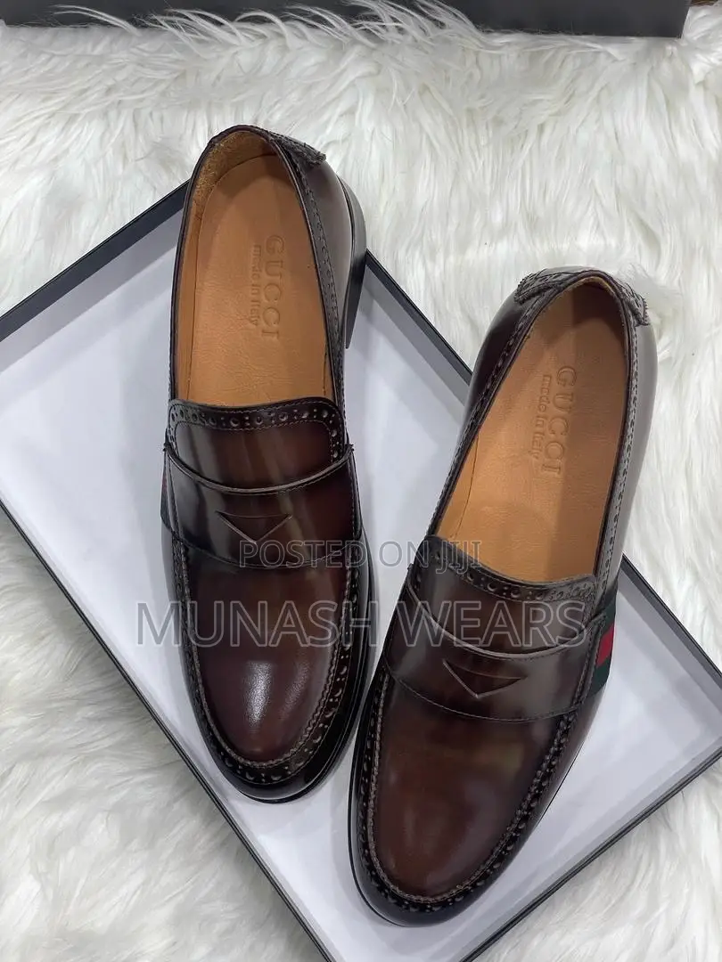 Pure Italian Leather Royal Gucci Shoes