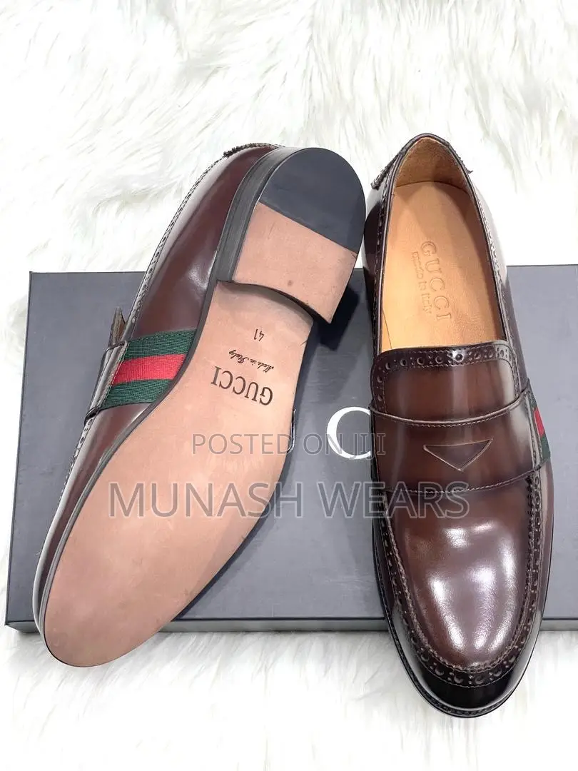 Pure Italian Leather Royal Gucci Shoes