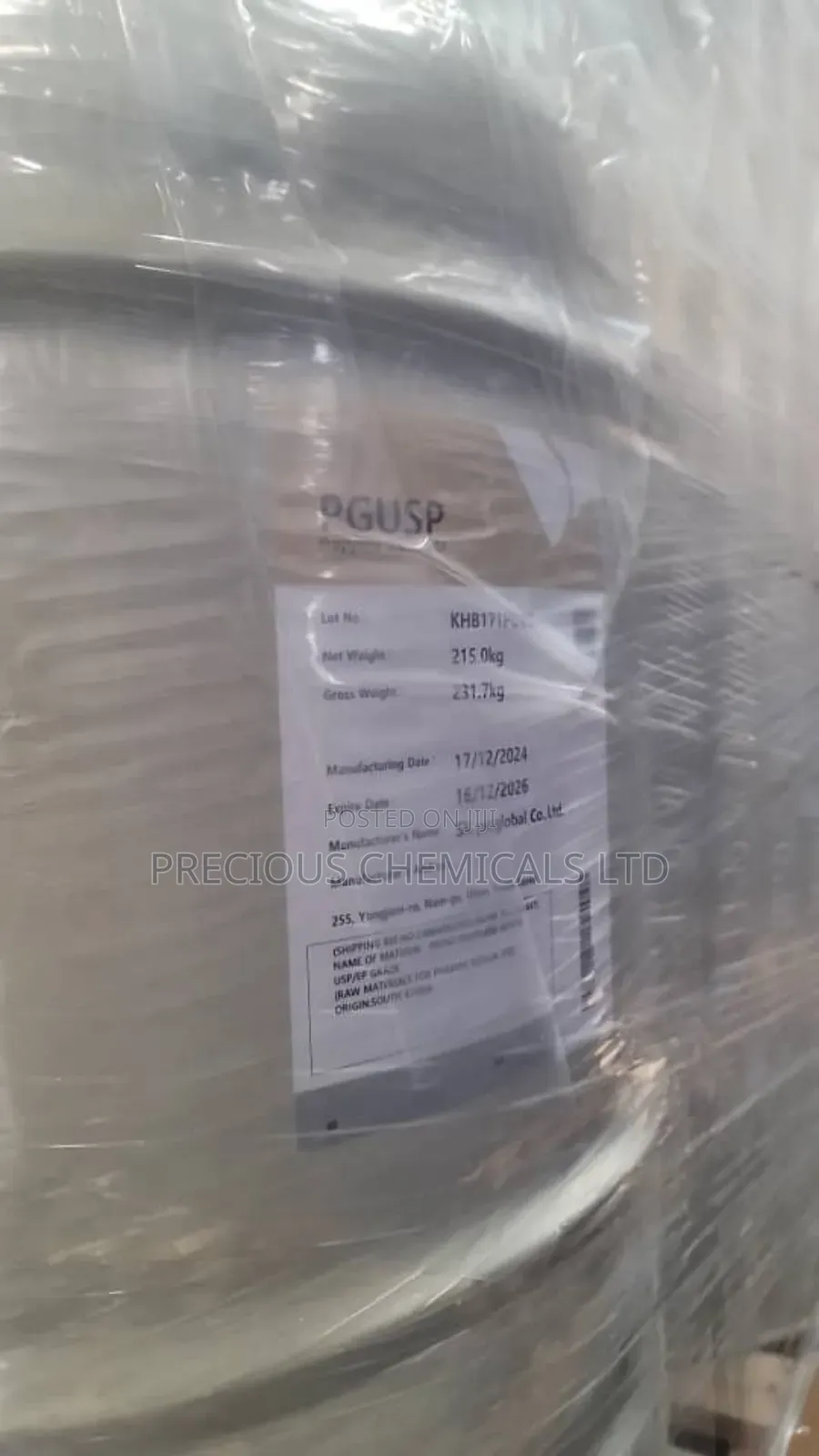 Propylene Glycol Dow and SKC