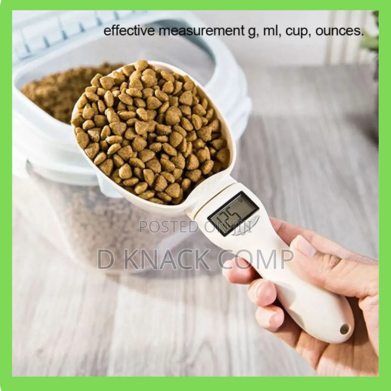 Food Measuring Scoop Electronic Scale With Led Display