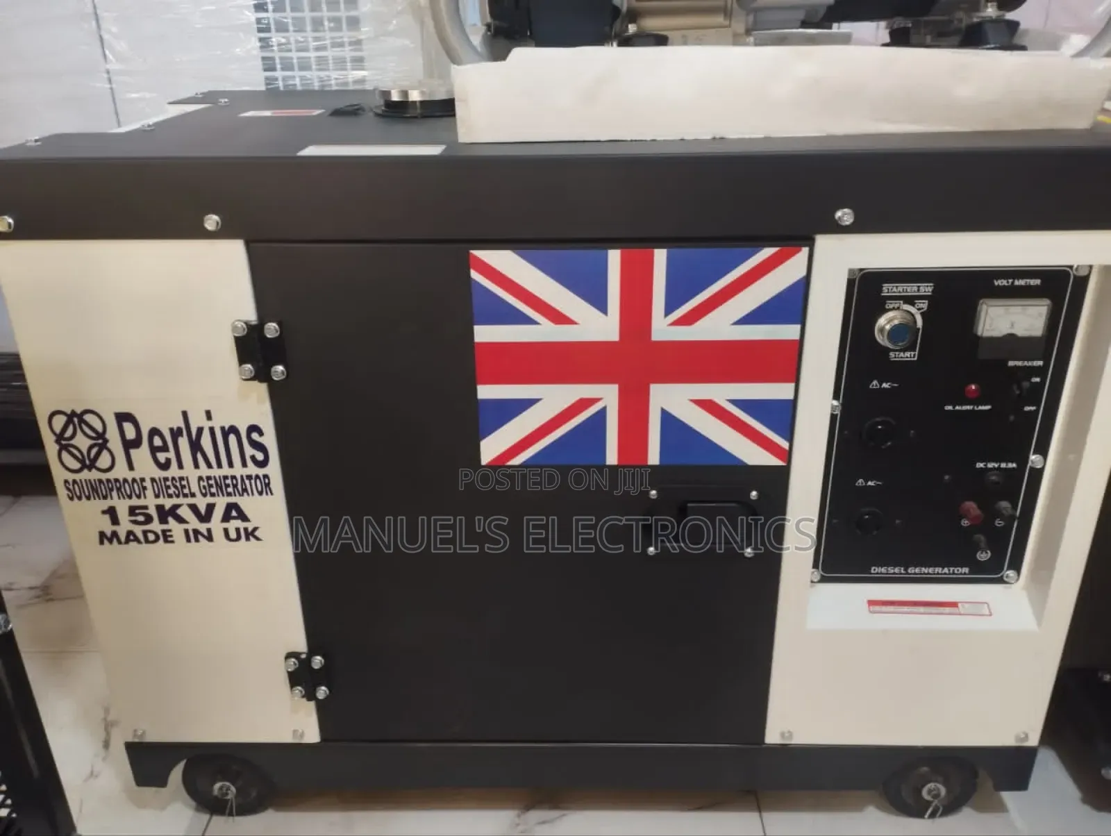 Perkins Diesel Soundproof Gen Model Sp15000(12kva)100% Coppe