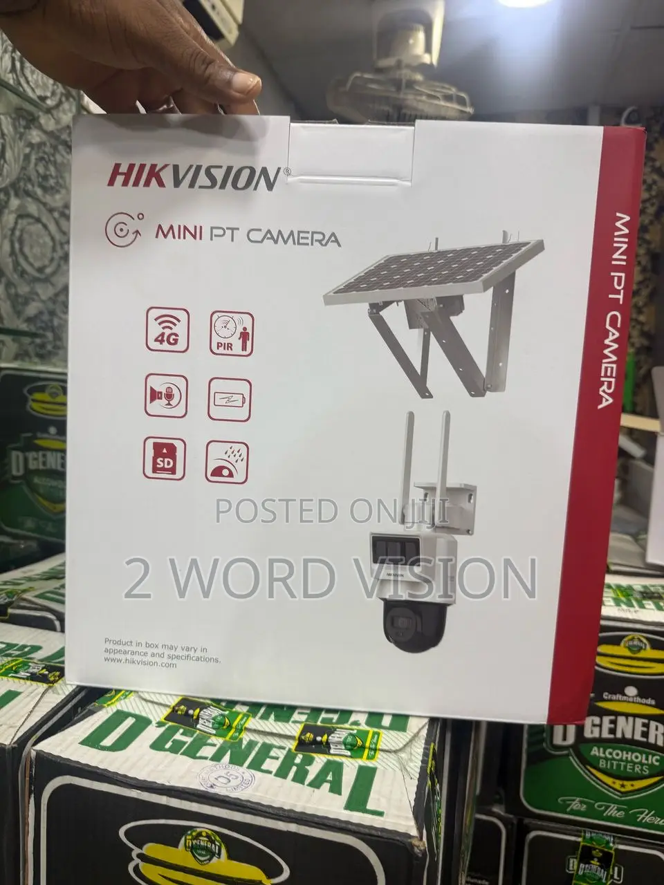 Hikvision Mini Pt Solar Powered Security Camera