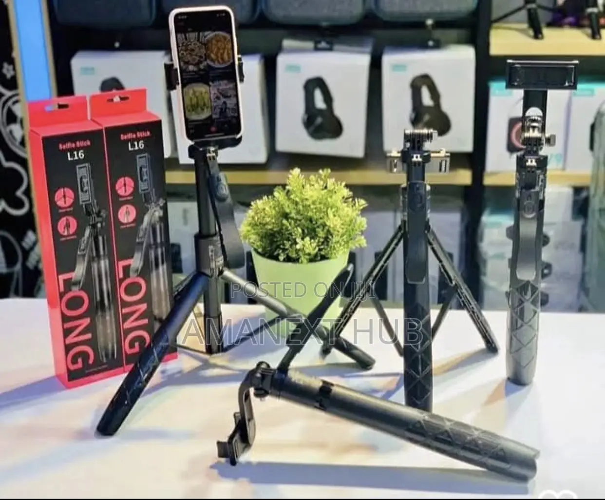 L16 Tripod Stand/Selfie Stick (5ft Tall)