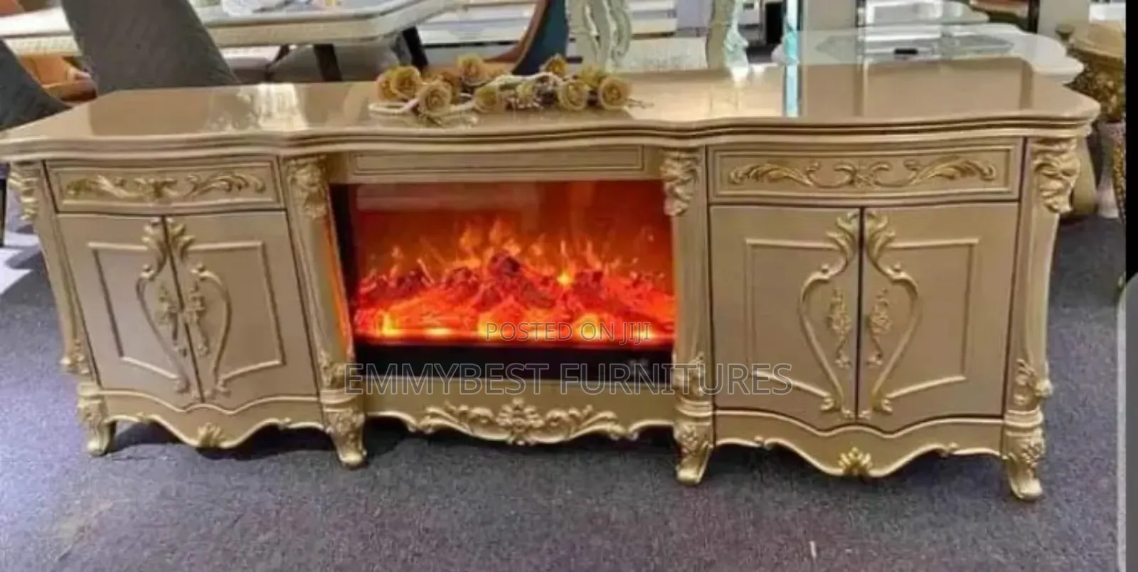Luxurious Standard Fireplace Stand.